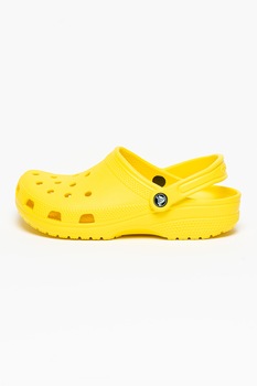 Crocs, Saboti slingback roomy fit cu perforatii Classic, Galben, 39-40 Crocs, Saboti slingback roomy fit cu perforatii Classic, Galben, 39-40