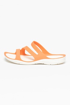Crocs, Papuci standard fit Swiftwater 203998, Roz somon, 36-37 Crocs, Papuci standard fit Swiftwater 203998, Roz somon, 36-37