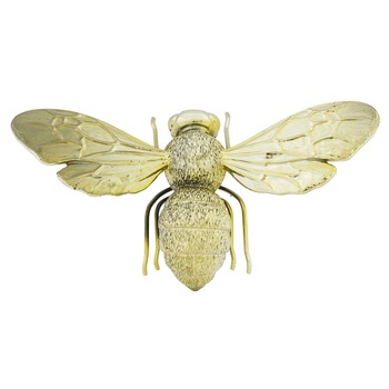 Decoratiune albina, auriu, 22x14x7 cm Decoratiune albina, auriu, 22x14x7 cm
