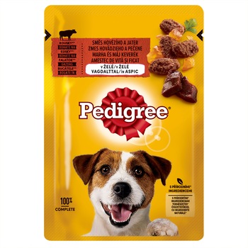 Hrana completa pentru caini adulti cu vita 100g Pedigree Hrana completa pentru caini adulti cu vita 100g Pedigree