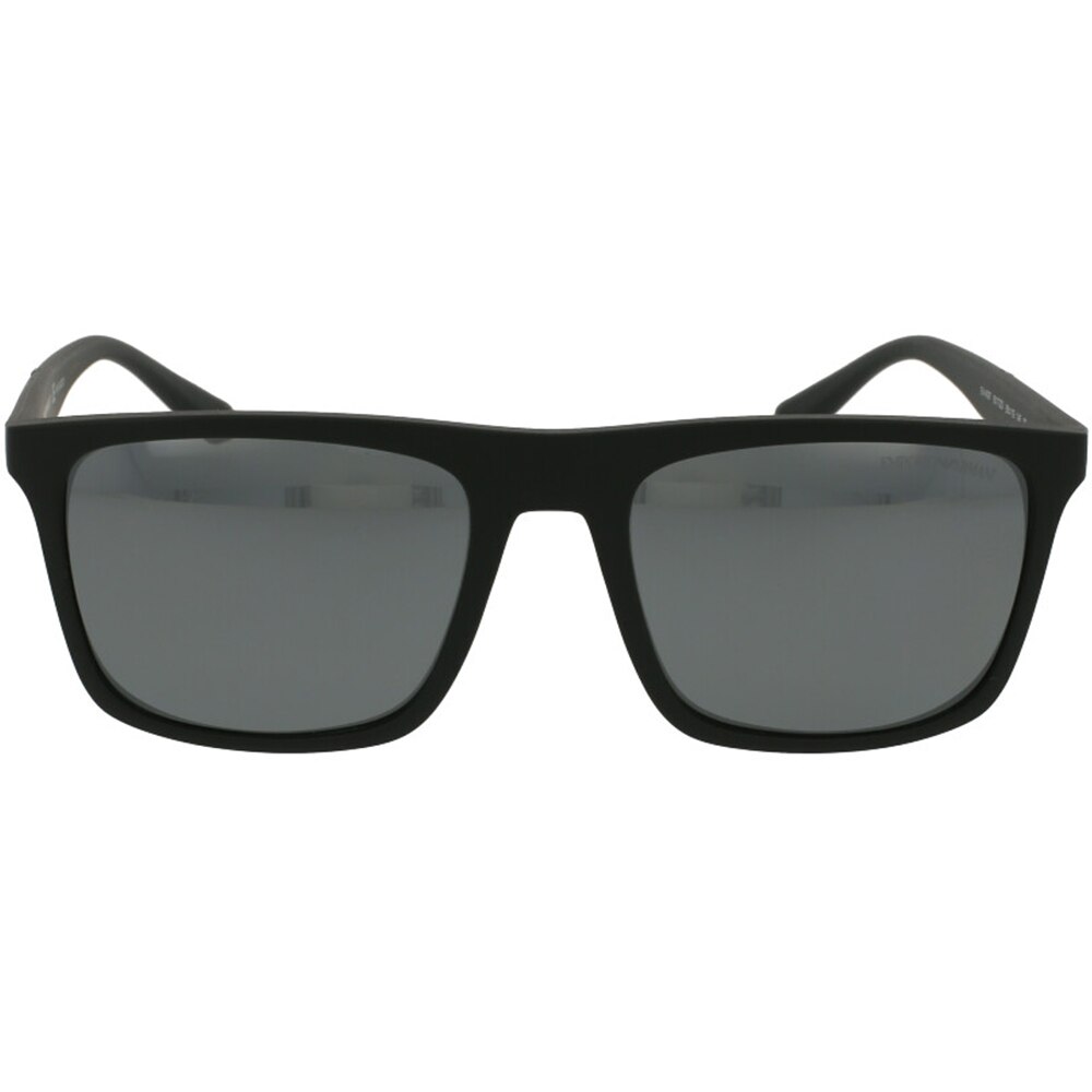 Ochelari de soare pentru barbati Emporio Armani EA4097 5017Z3, polarizati, Negru, 56 mm