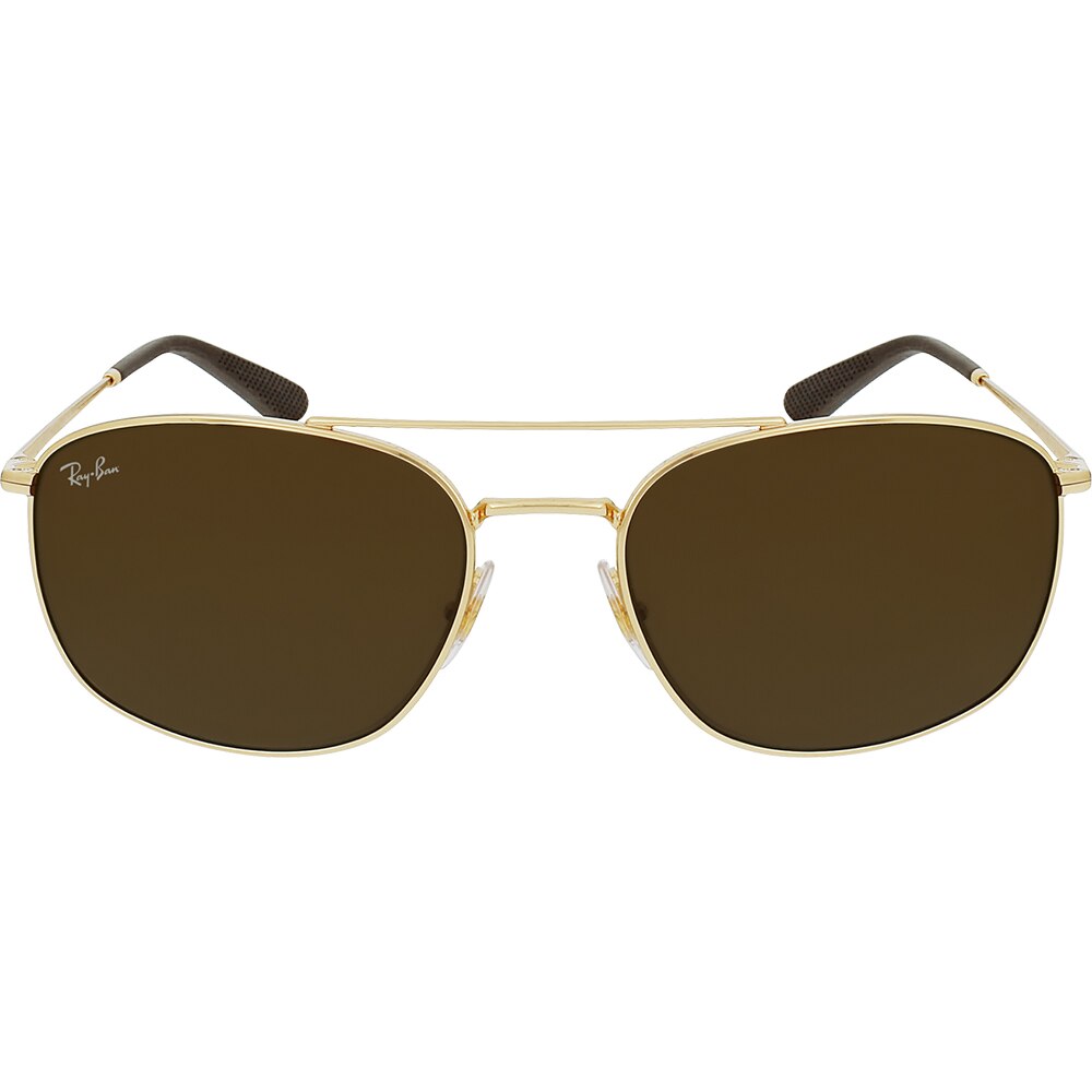 Ochelari de soare pentru barbati Ray-Ban RB3654 001/73, Auriu, 60 mm