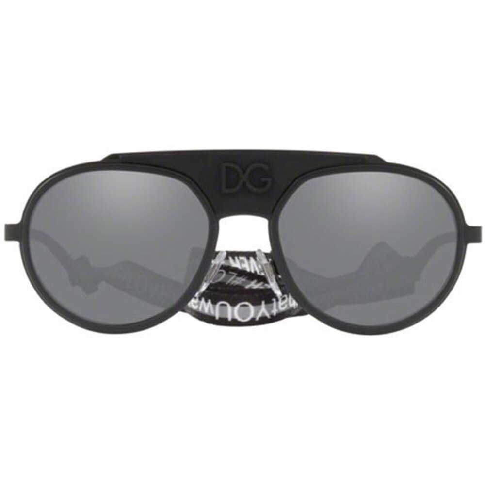 Ochelari de soare pentru barbati Dolce&Gabbana DG2210 01/6G, Negru, 55 mm