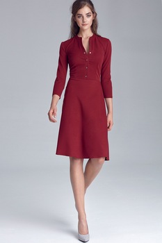 Rochie dama Dania, Rosu, Rosu Rochie dama Dania, Rosu, Rosu