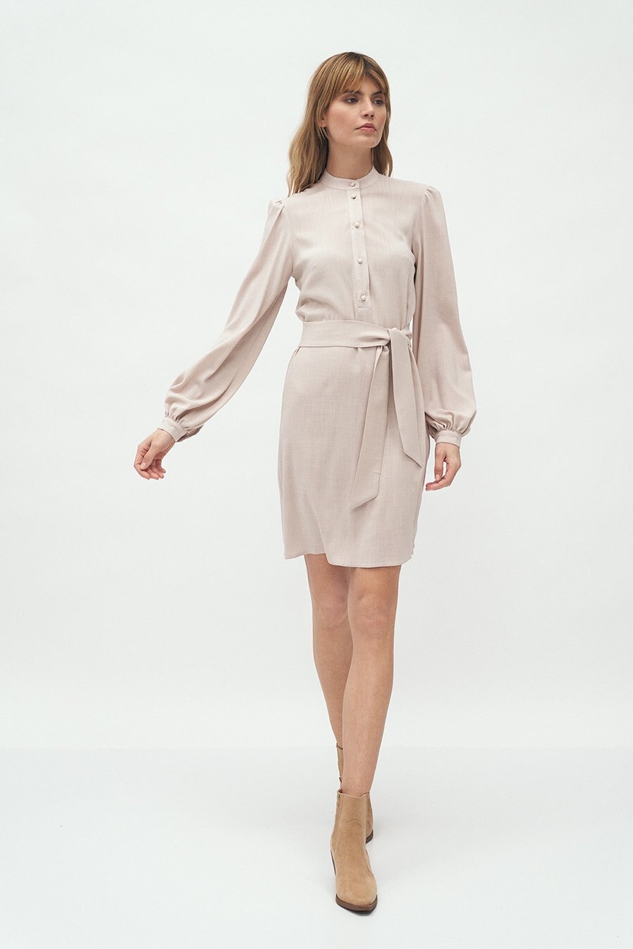 Rochie dama Gisselle, Bej, Bej