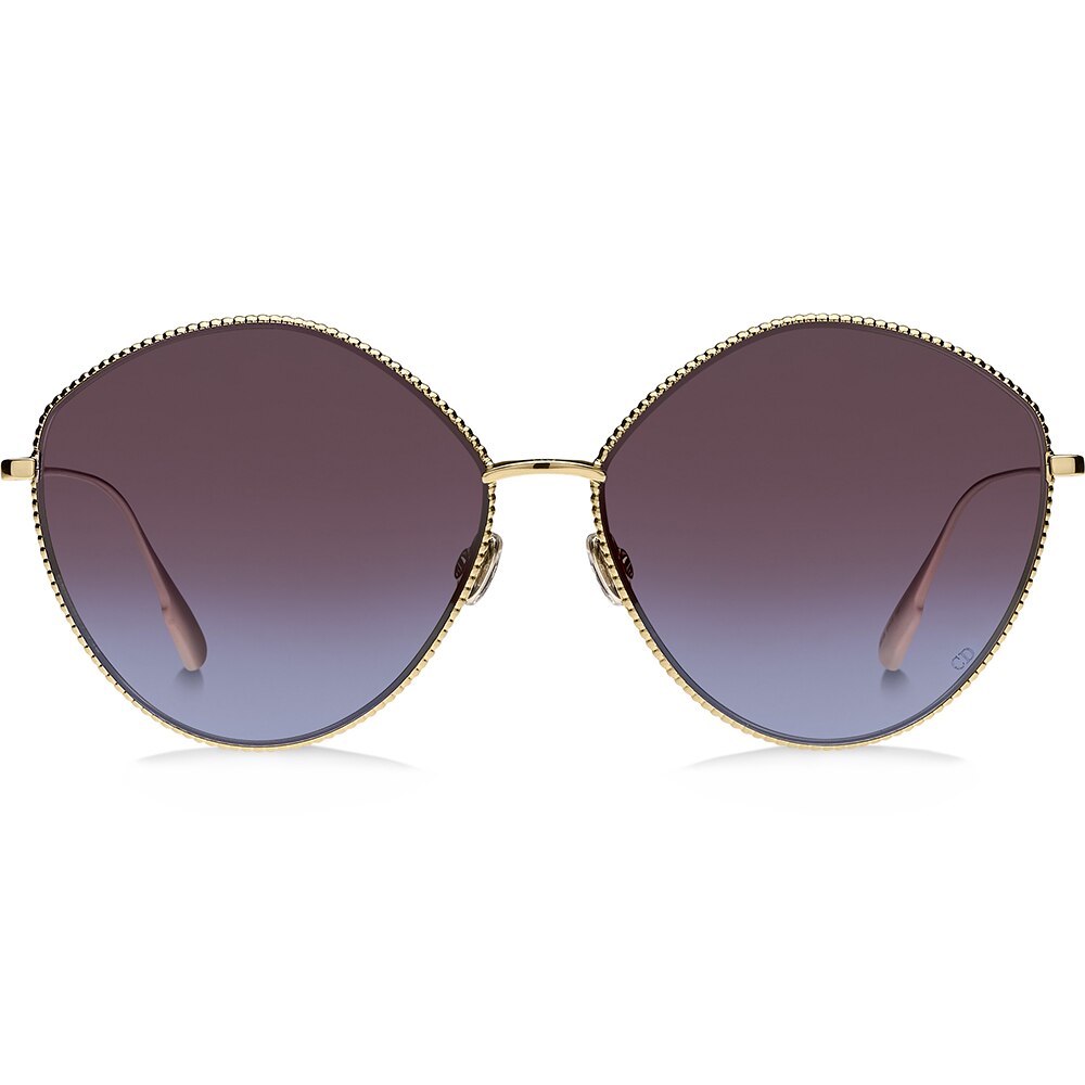 Ochelari de soare Christian Dior DIORSOCIETY4 J5G YB, Auriu, 61 mm