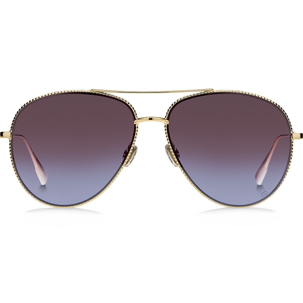 Ochelari de soare Christian Dior DIORSOCIETY3 J5G YB, Auriu, 57 mm
