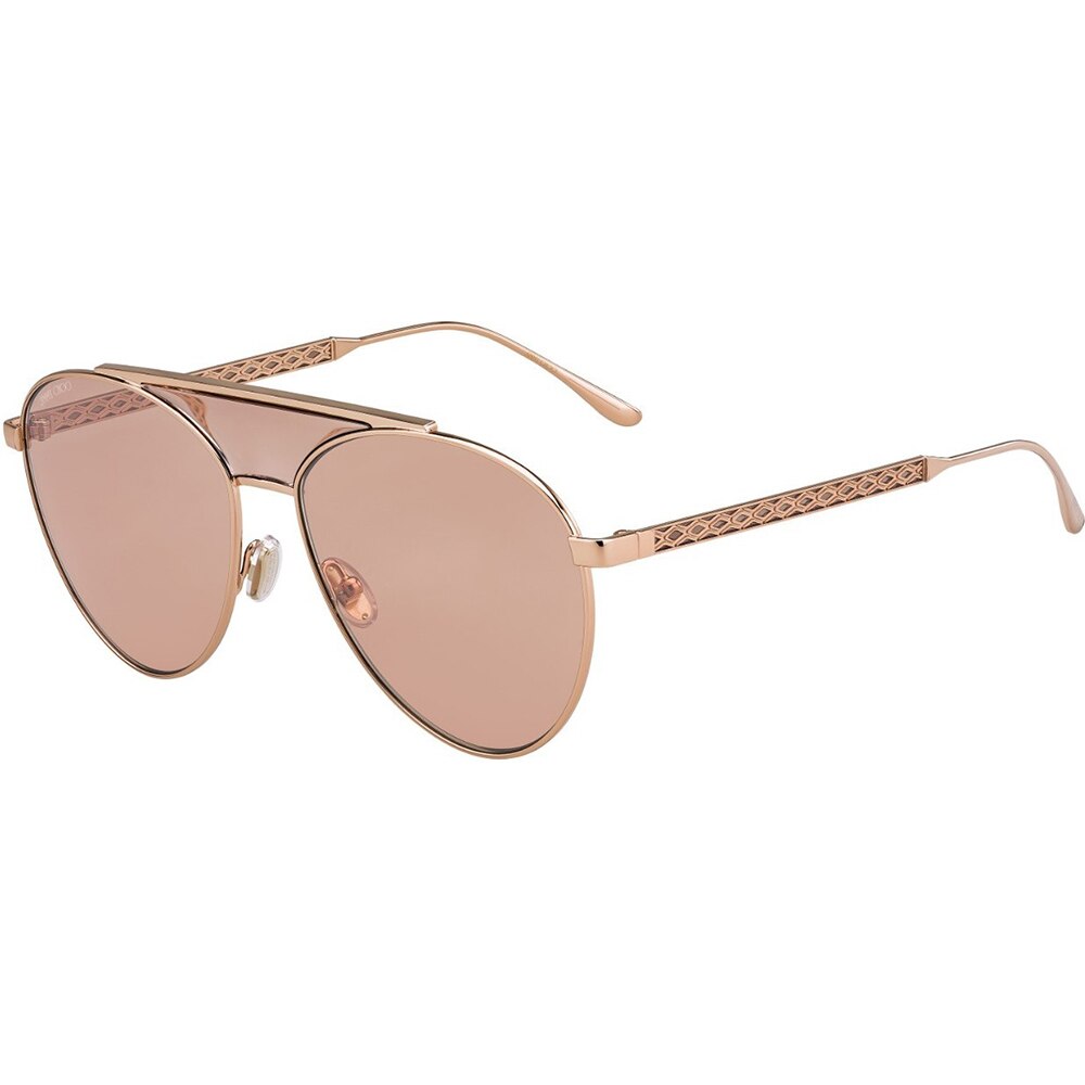 Ochelari de soare Jimmy Choo AVE/S BKU 2S, Auriu, 58 mm