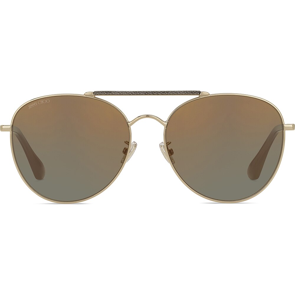 Ochelari de soare Jimmy Choo ABBIE/G/S W8Q K1, Auriu, 61 mm