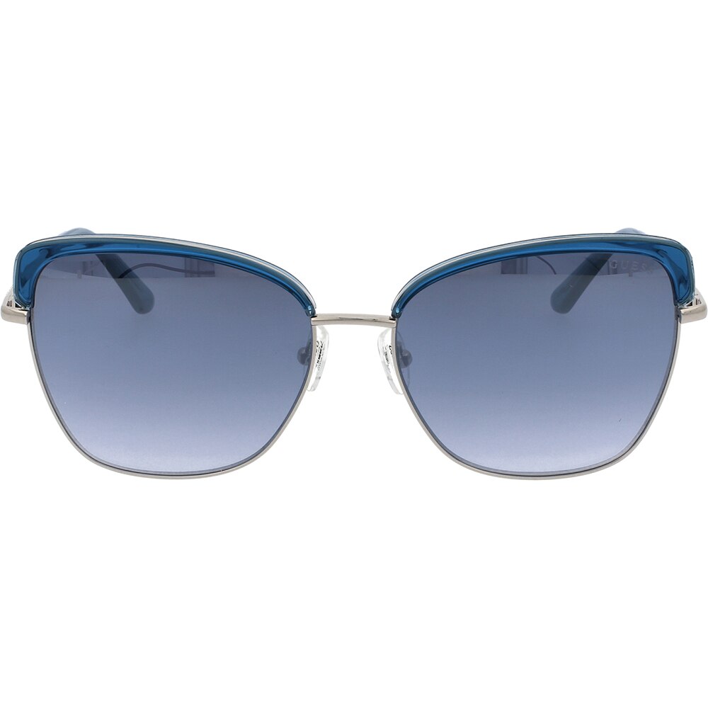 Ochelari de soare Guess GU7738 90W, Albastru, 58 mm