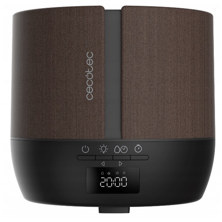 Umidificator Click Vulcano, cu Aromaterapie, cu Telecomanda, 560 ml, V21B, Alb