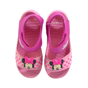 Sandale fete, Minnie, roz cu buline Sandale fete, Minnie, roz cu buline
