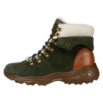 Ghete Skechers Dlites - Winter Bliss 167087OLBR Femei Kaki, Kaki Ghete Skechers Dlites - Winter Bliss 167087OLBR Femei Kaki, Kaki