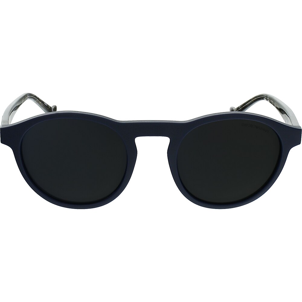 Ochelari de soare unisex Emporio Armani EA4138 57542V, Albastru, 52 mm
