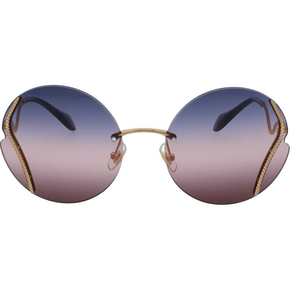Ochelari de soare de dama Miu Miu MU50XS 5AK157, Auriu, 61 mm