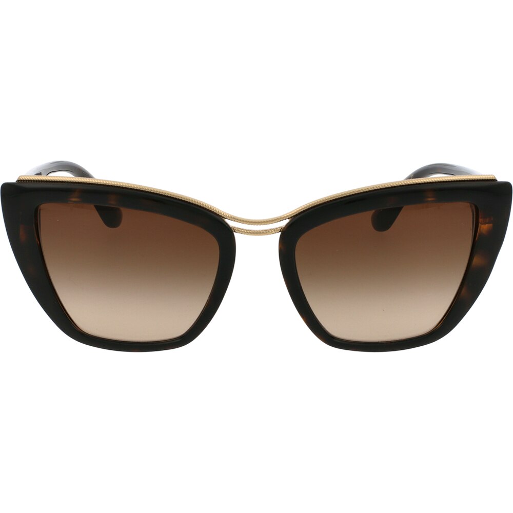 Ochelari de soare de dama Dolce&Gabbana DG6144 502/13, Havana, 54 mm