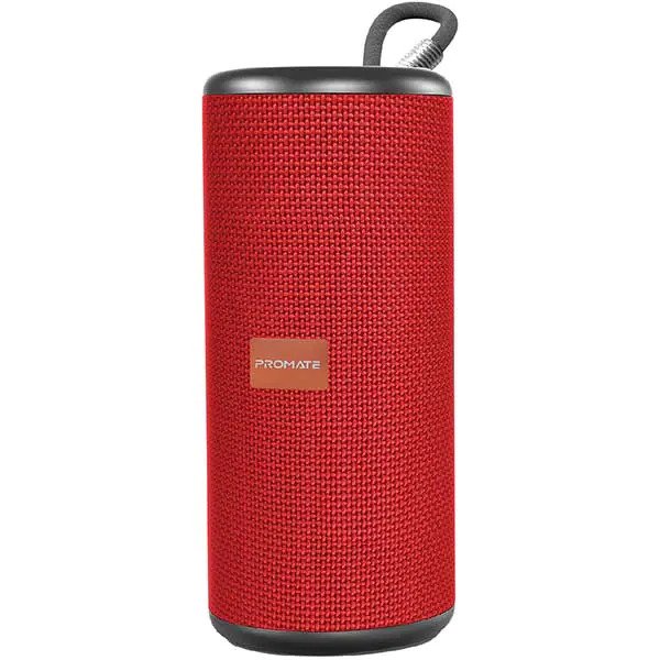 Boxa portabila PROMATE Pylon, Bluetooth, Rosu