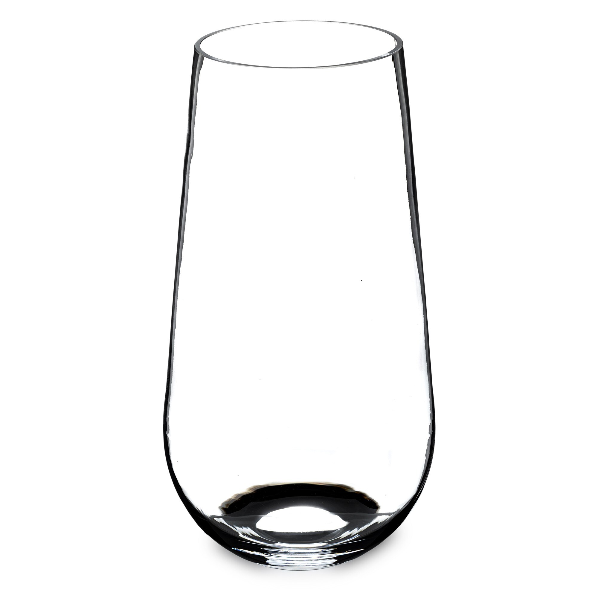 Vaza sticla transparenta, 33x16x16 cm