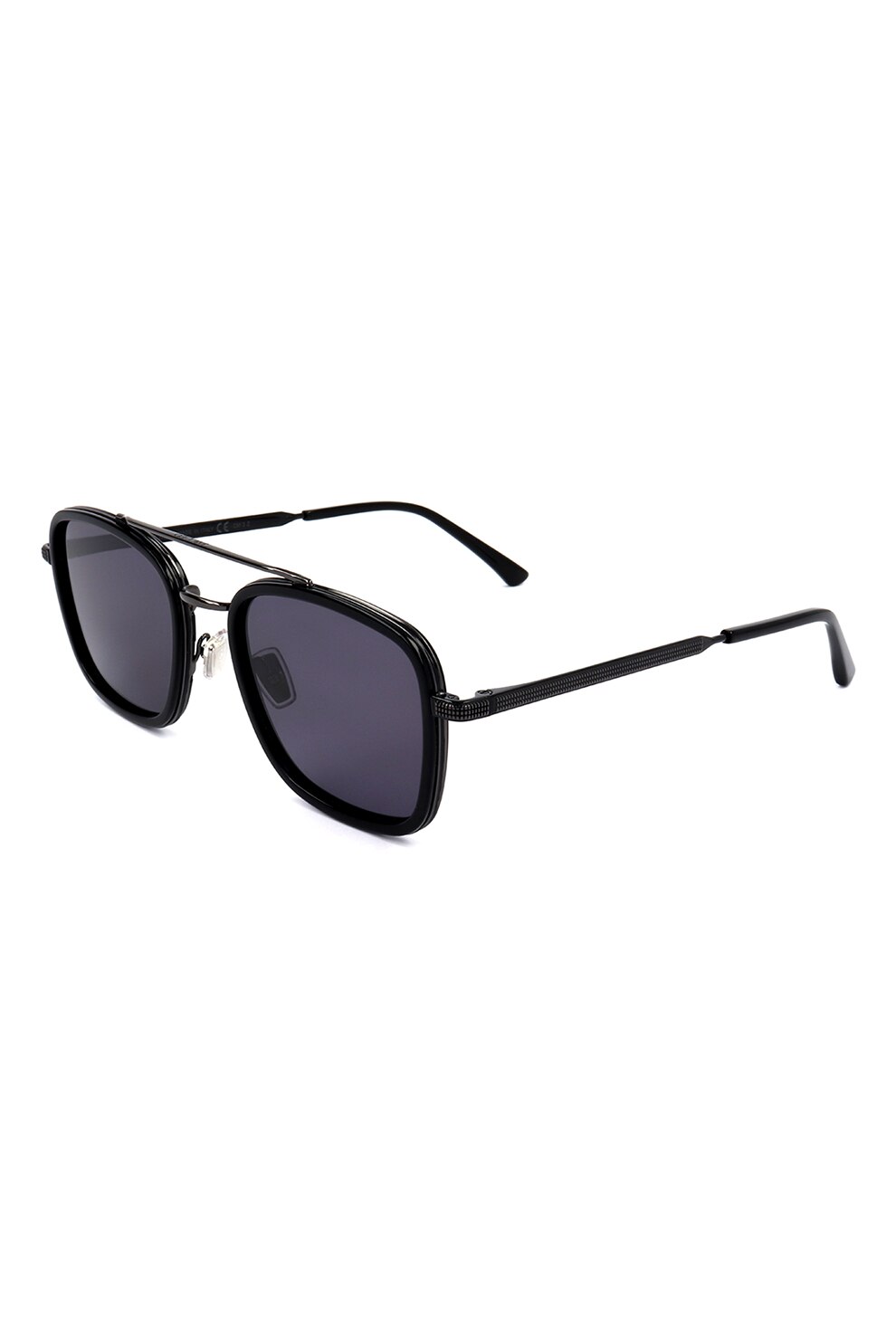Jimmy Choo, Ochelari de soare dreptunghiulari uni, Negru