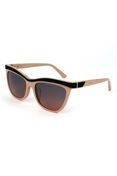 Swarovski, Ochelari de soare cat-eye cu lentile in degrade, Roz piersica/Negru Swarovski, Ochelari de soare cat-eye cu lentile in degrade, Roz piersica/Negru