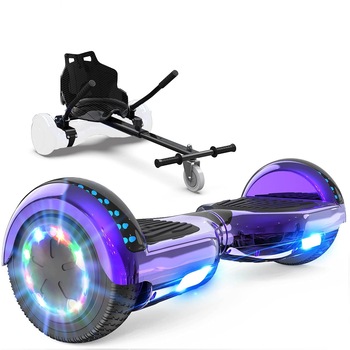 Set Hoverboard si Hoverkart , GeekMe, autobalans,ajustabil, 6,5 inch, bluetooth,Lumina LED roti,Violet Set Hoverboard si Hoverkart , GeekMe, autobalans,ajustabil, 6,5 inch, bluetooth,Lumina LED roti,Violet