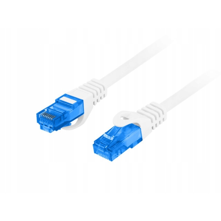 Cablu Ethernet RJ45 Impakt, LAN Cat 6A, SFTP, S/FTP, LSZH, Alb, 50 cm