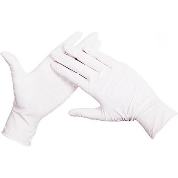 Set 100 manusi de protectie din latex usor pudrate , marimea L Set 100 manusi de protectie din latex usor pudrate , marimea L