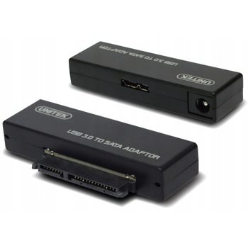 Adaptor USB 3.0 la SATA Unitek Y-1039, Negru Adaptor USB 3.0 la SATA Unitek Y-1039, Negru