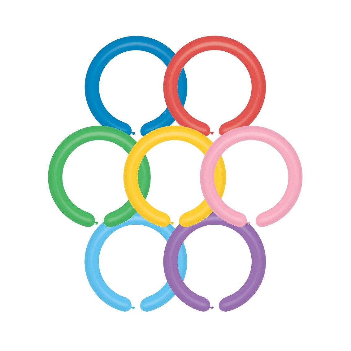 Set 100 Baloane D4/80/A Modelaj, Multicolor, 140 cm