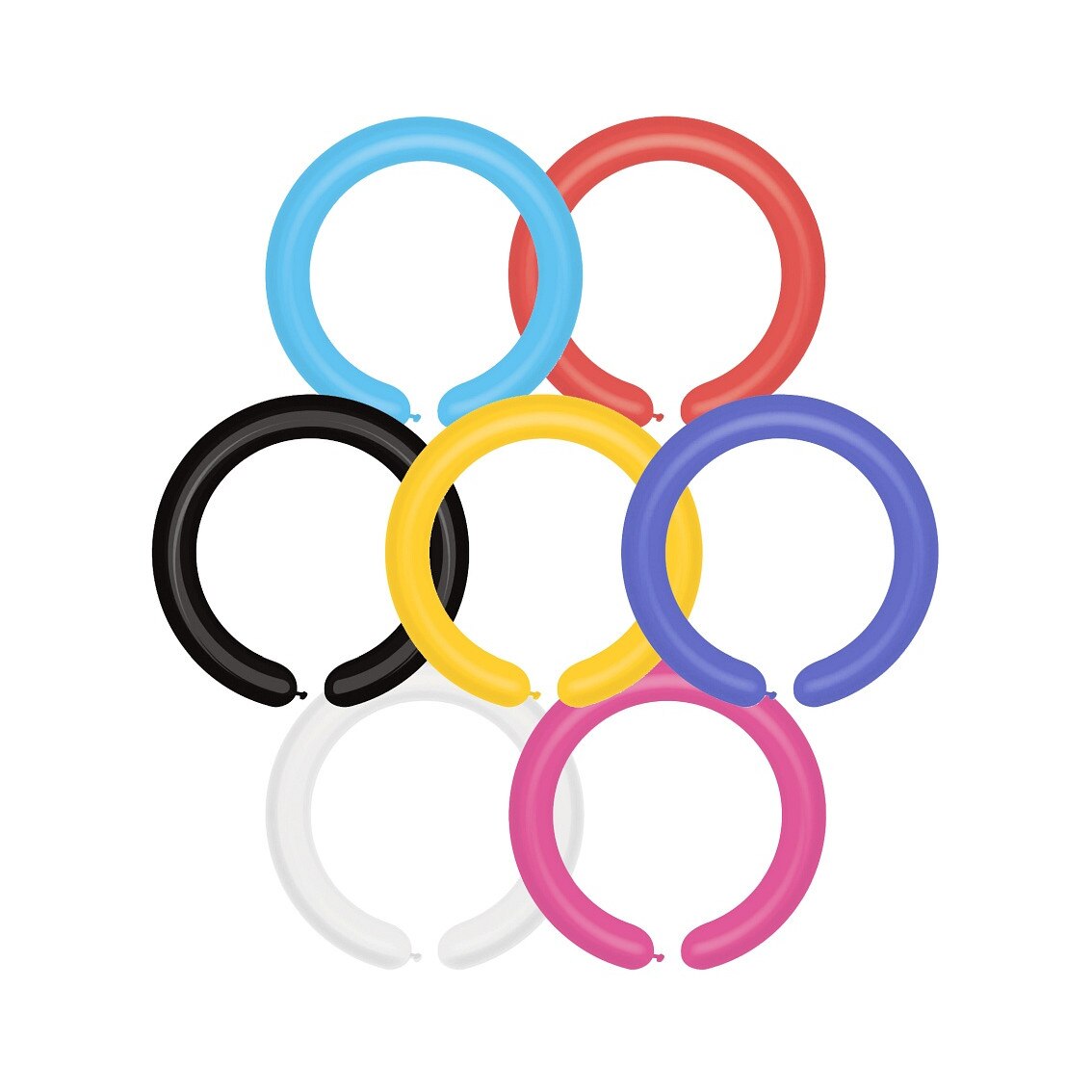 Set 100 Baloane Modelaj, Multicolor, 140 cm