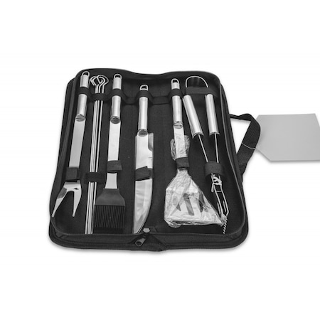 Set Ustensile pentru Gratar ,9 piese , Otel inoxidabil , GRUNBERG , UG9PS