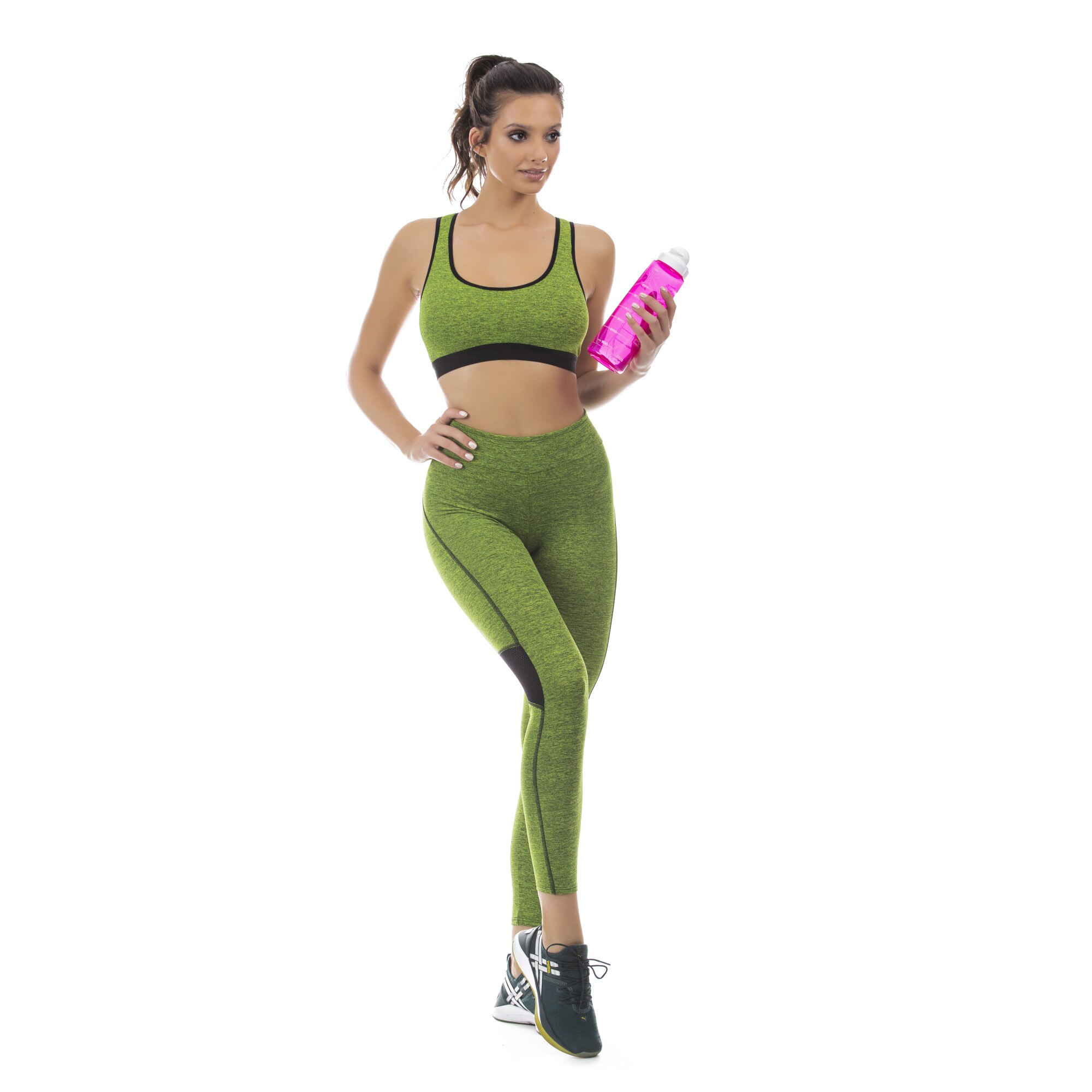 Bustiera sport dama BU09, verde, Uniconf , L