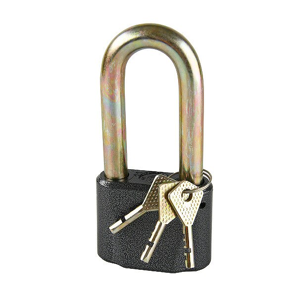 Lacat cu corpul din fonta cu ureche lunga, 3 chei, CHAZ BC2M1-02