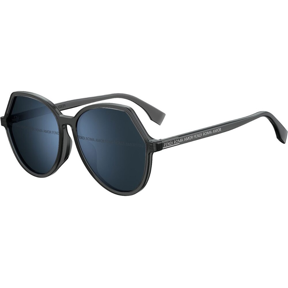 Ochelari de soare Fendi FF0397/F/S KB7 8N, Gri, 59 mm