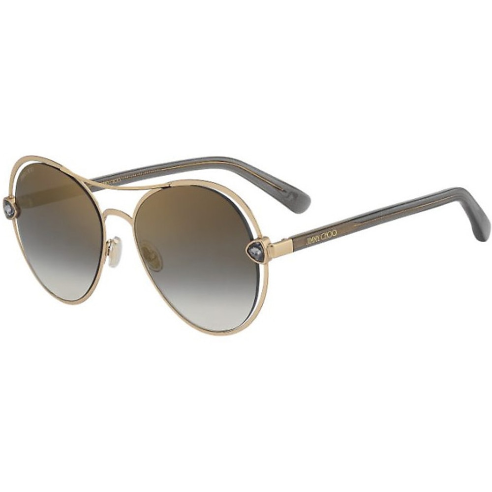 Ochelari de soare Jimmy Choo SARAH/S RHL FQ, Auriu, 56 mm