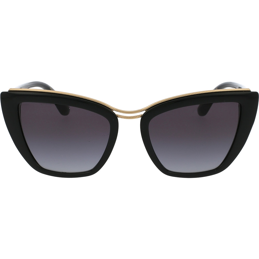 Ochelari de soare Dolce&Gabbana DG6144 501/8G, Negru, 54 mm