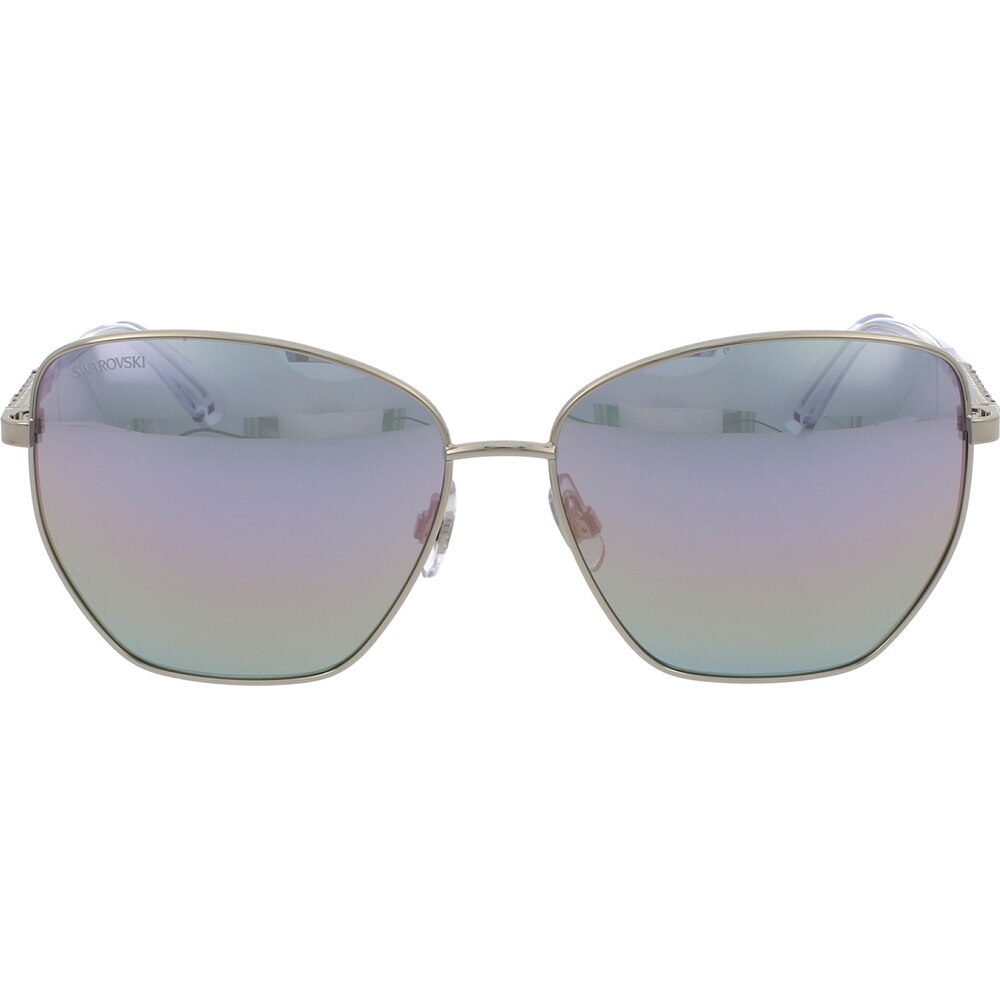 Ochelari de soare Swarovski SK0311 16Z, Argintiu, 58 mm