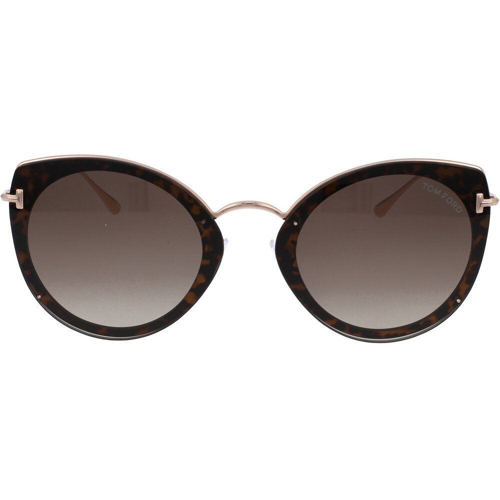 Ochelari de soare de dama Tom Ford FT0683 52K, JESS, Havana, 63 mm
