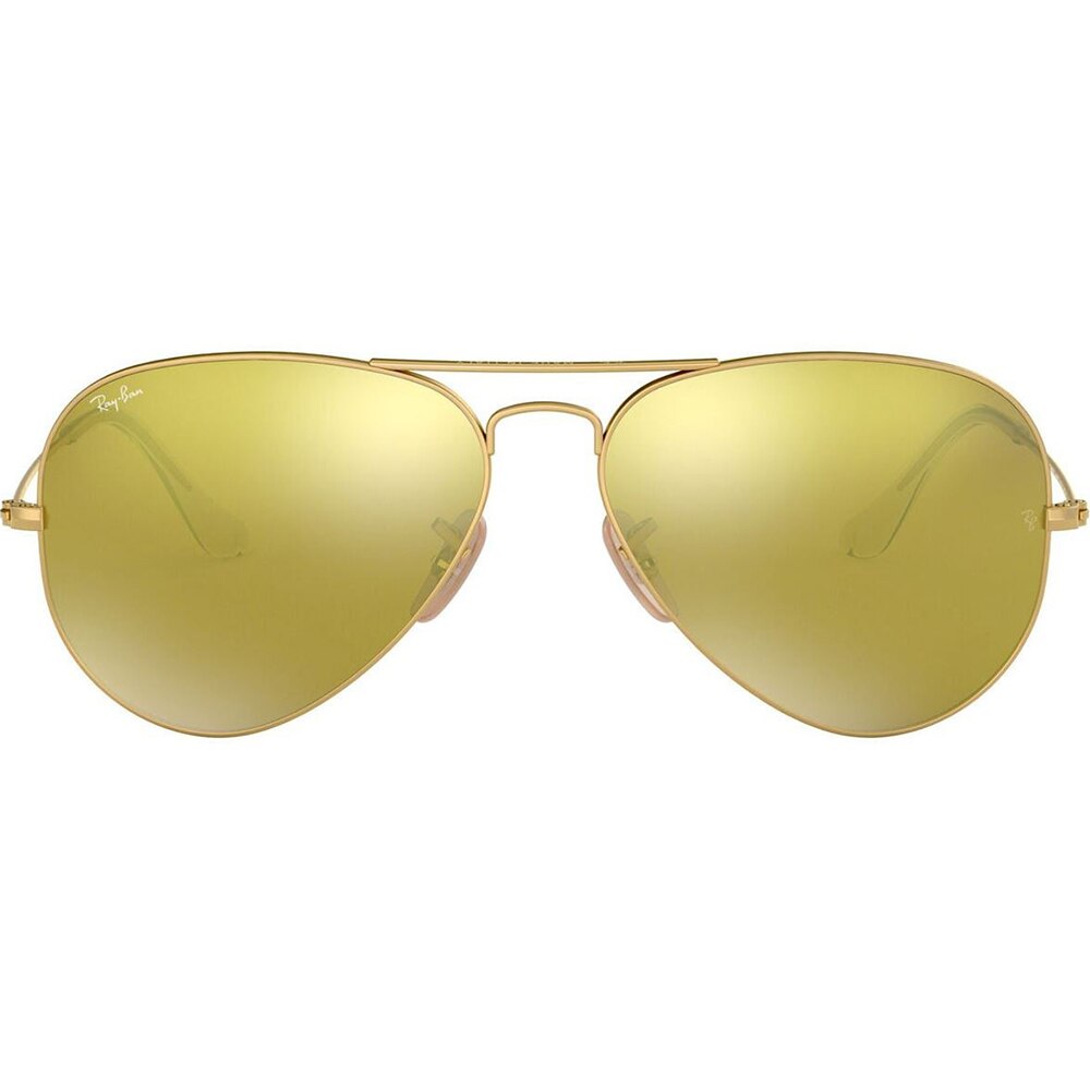 Ochelari de soare unisex Ray-Ban RB3025 112/93, AVIATOR, Auriu, 58 mm