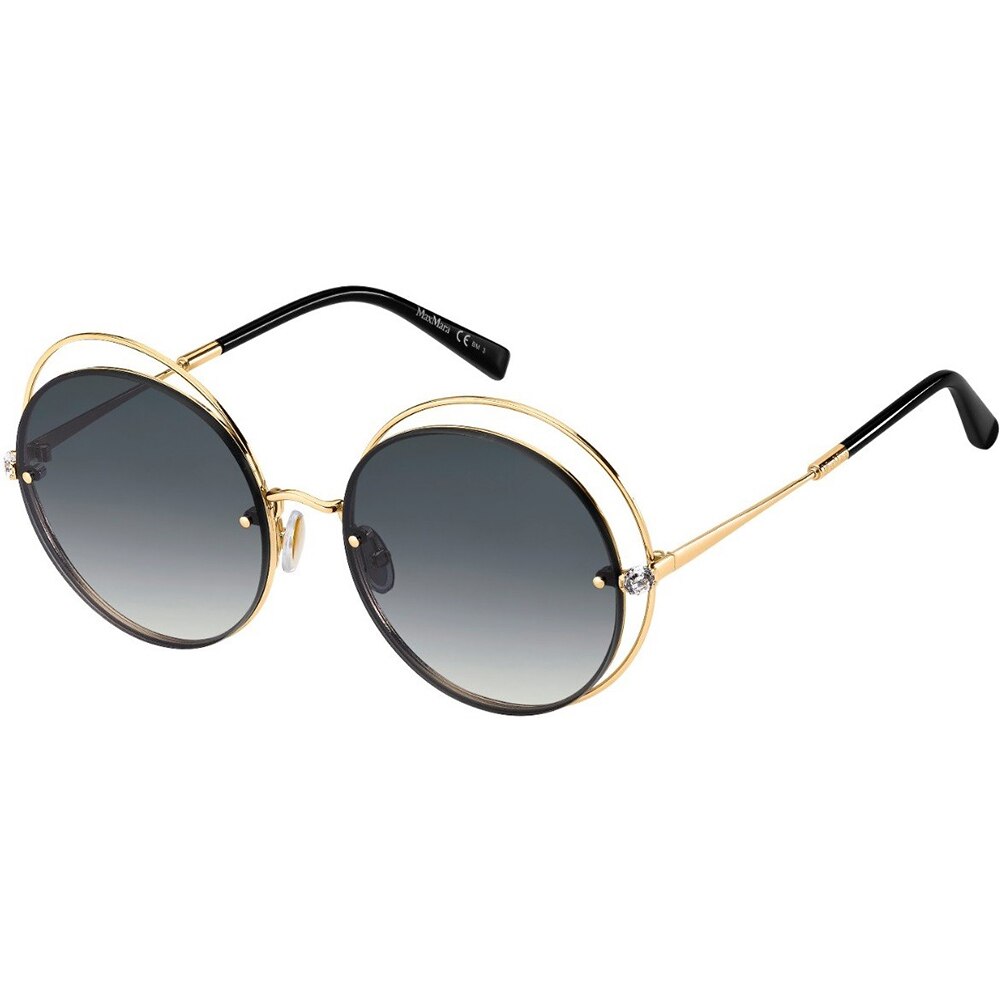 Ochelari de soare Max Mara MM SHINE I 000 9O, Auriu, 56 mm