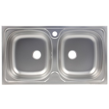 Chiuveta bucatarie inox dekor, Franke CIN 620, 2 cuve, 780 x 435 mm Chiuveta bucatarie inox dekor, Franke CIN 620, 2 cuve, 780 x 435 mm