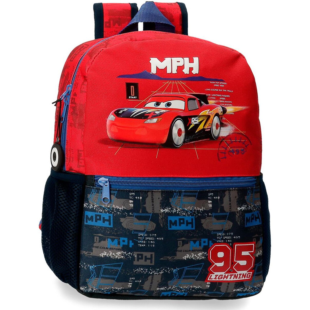 Ghiozdan scoala Disney Cars Rocket Racing, 25x32x12 cm