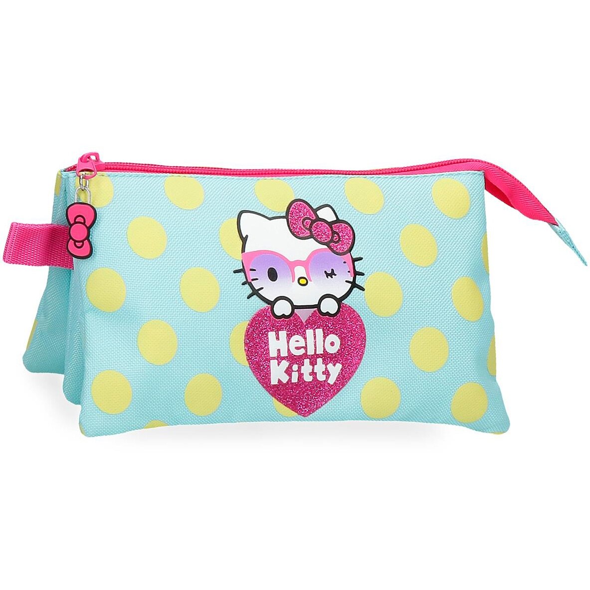 Penar Hello Kitty Pretty Glasses, 3 compartimente, 22x12x5 cm