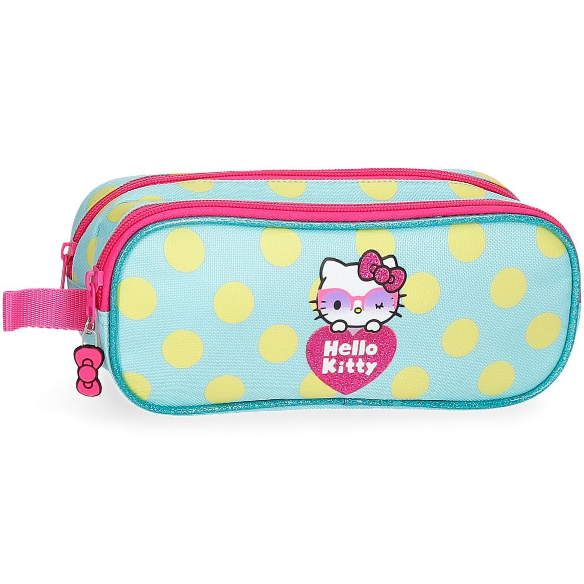 Borseta/penar Hello Kitty Pretty Glasses, 2 compartimente, 23 x9x7 cm
