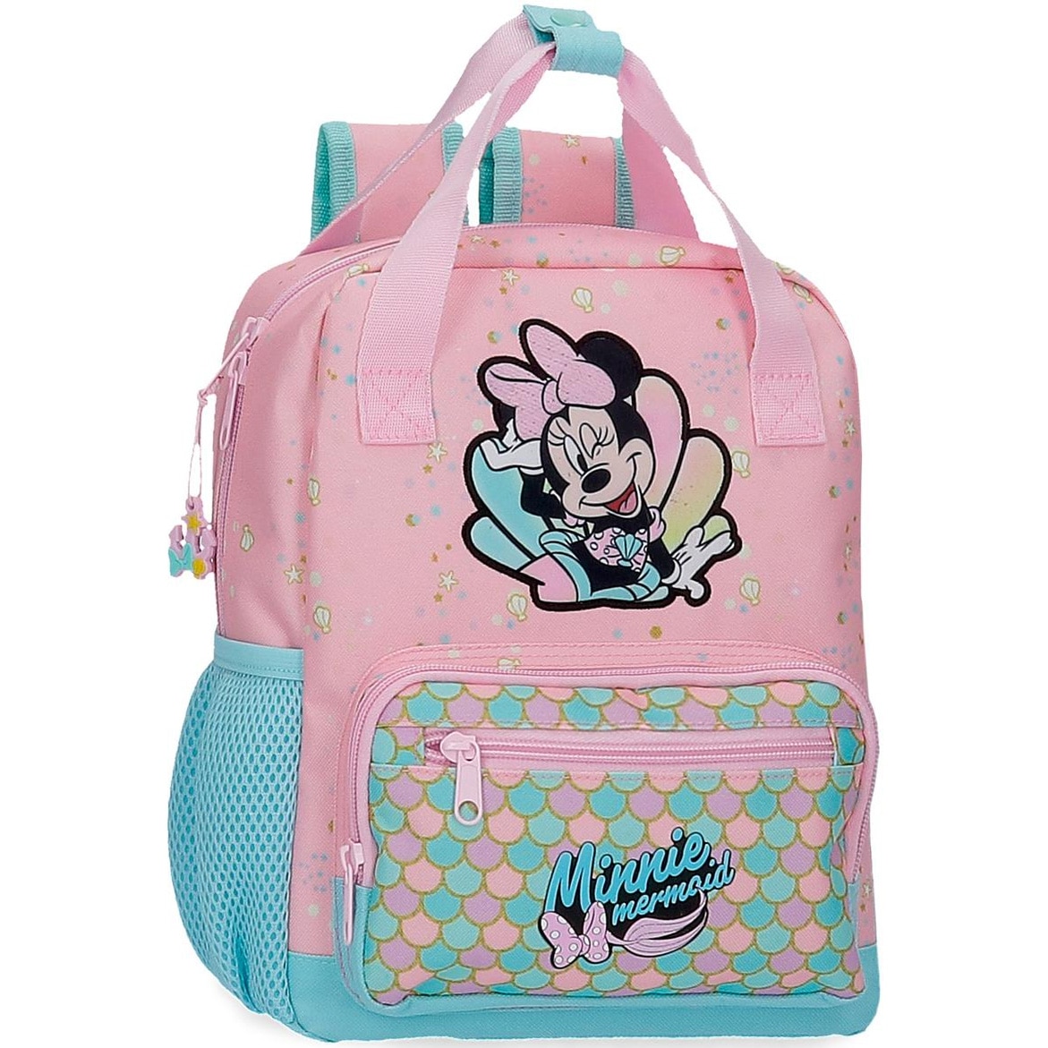 Ghiozdan gradinita Disney Minnie Mermaid, 23x 28x10 cm