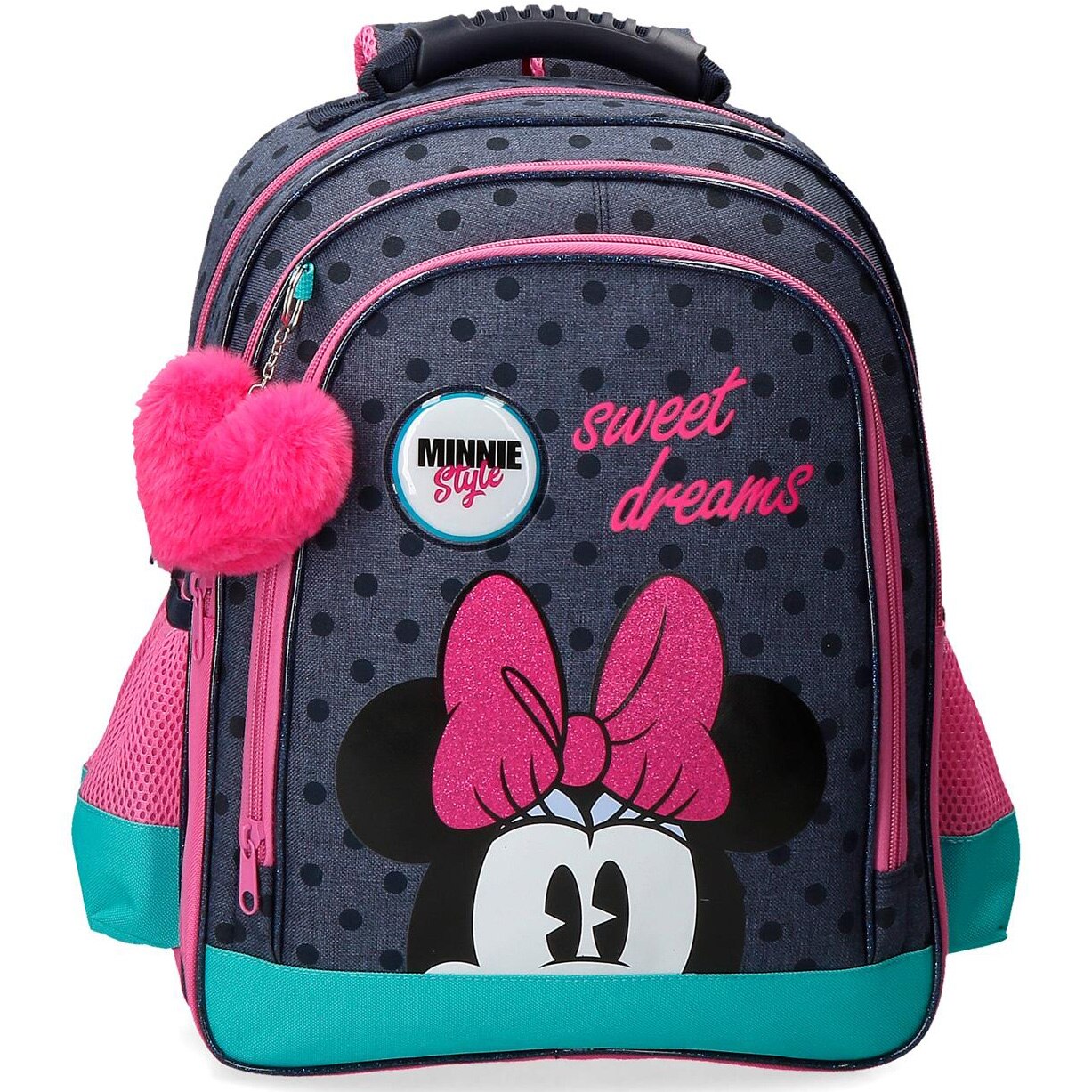 Ghiozdan scoala Disney Minnie Sweet Dreams,30x 38x12 cm