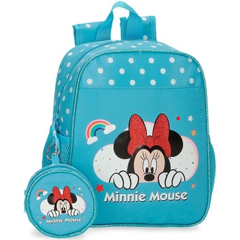 Ghiozdan gradinita Disney Minnie Rainbow,23x 25x10 cm, bleu Ghiozdan gradinita Disney Minnie Rainbow,23x 25x10 cm, bleu