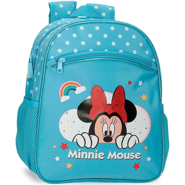 Раница Disney Minnie Rainbow, Група 0, 27x33x10 см, Син