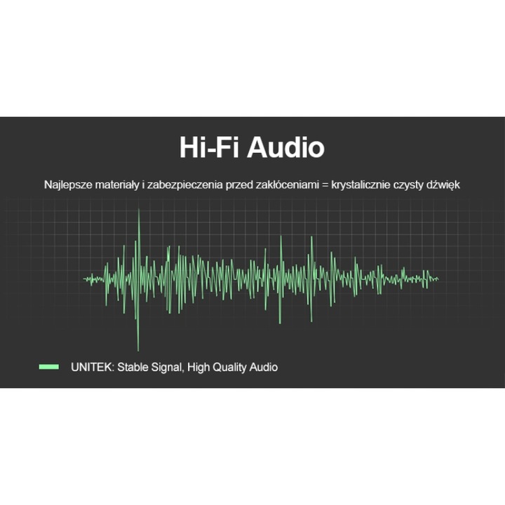 Unitek Y-C922ABK минижак аудио кабел, 1.5м