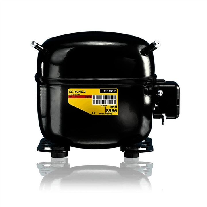 Compresor Secop SC18MLX 7/8 R404A R507A R452A, REPORSHOP, 220v, 17.69cm3, Negru